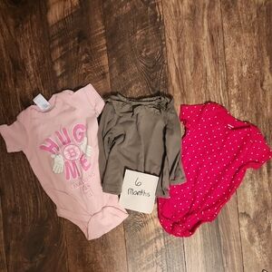 💚Baby Girl Clothes Size 6 To 9 Months, 10 Items